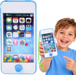 Juego de agua con forma de smartphone y bolitas
