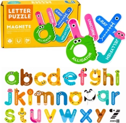 Puzle magnético – letras educativas del abecedario (26 uds.)