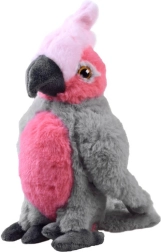 Cacatúa Rosada de Peluche 22 cm