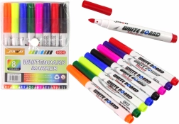 Rotuladores mágicos de agua – 8 colores para dibujar en agua, vidrio y pizarras