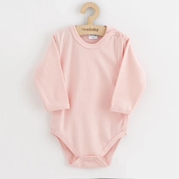 Body para bebé de apertura completa New Baby Classic II rosa claro