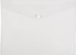 Carpeta con broche A3 opalina transparente