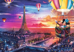 Puzzle TREFL Mickey y Minnie en París 1000 piezas
