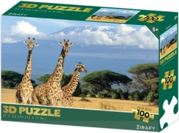 Puzle 3D de jirafas – 100 piezas