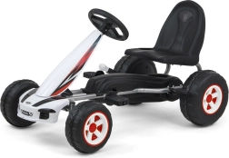 Kart a pedales Viper – Blanco y negro