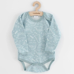 Body infantil New Baby Classic II dino color menta