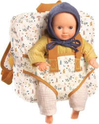 Mochila DJECO con portabebés para muñeca POMEA