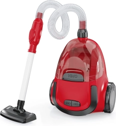 Aspiradora infantil roja con sonido