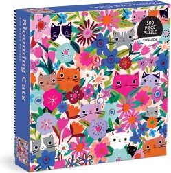 Puzzle Gatos entre flores 500 piezas