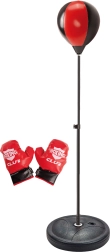 Set de boxeo con pera y guantes, altura 69–109 cm