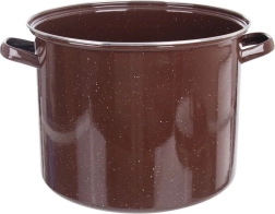 Olla esmaltada marrón 32 cm, 20 l