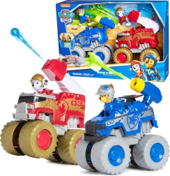 Paw Patrol Rescue Wheels coches todoterreno Marshall y Chase con figuras