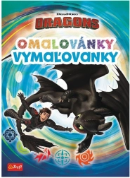 Libro para colorear Cómo entrenar a tu dragón 20 × 27,5 cm