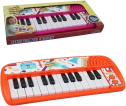 Piano electrónico para niños, 24 teclas, 30 cm