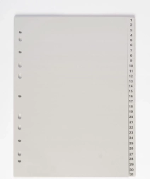 Separador de documentos A4 1-31