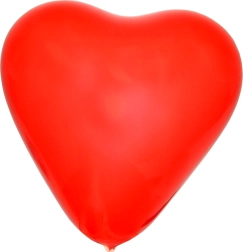 Globos inflables en forma de corazón 26 cm – set de 10 uds