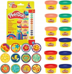 Set de plastilina Play-Doh en 12 botes