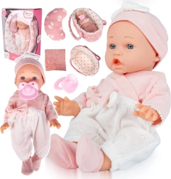 Muñeca de 30 cm con portabebés