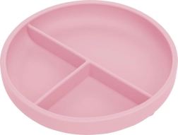 Plato de silicona para niños Rosa