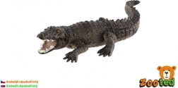 Modelo de plástico realista de cocodrilo de África Occidental 17 cm