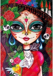 Puzle Magnolia Catrina de 1000 piezas