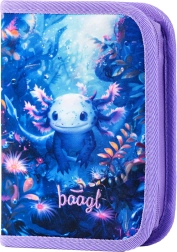 Estuche escolar de un compartimento Axolotl