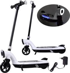 Patinete eléctrico con iluminación LED para niños – Bílá