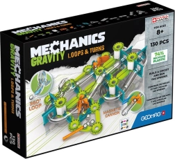 Geomag Mechanics Gravity Loops & Turns construcción magnética de 130 piezas