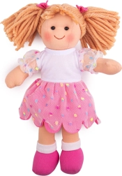 Muñeca de tela Darcie 28 cm