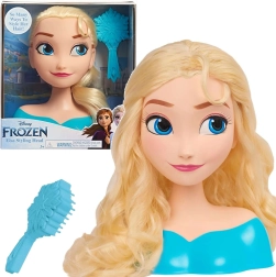 Cabeza para peinar y estilizar DISNEY FROZEN Elsa con cepillo