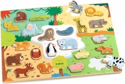 Encajable infantil de madera Animales
