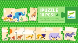 Puzle largo para niños de 10 piezas de DJECO