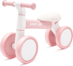 Bicicleta sin pedales infantil Baby Mix Bunny Hop ultraligera rosa