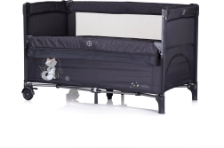 Cuna de viaje Chipolino Relax Anthracite