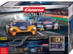 Circuito de coches Carrera Digital 132 Victory Circuit de 7,3 m con coches McLaren 720S GT3 y Audi R8 LMS GT3