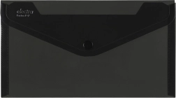 Cartera metálica gris con broche DL ELECTRA