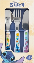 Set infantil de cubiertos de 3 piezas Disney Lilo & Stitch