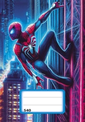 Cuaderno A5 sin líneas con motivo de Superhéroe