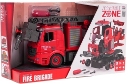 Camión de bomberos desmontable con sonido y función de agua