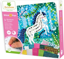 Stick & Fun mosaico – caballos, set creativo para niños