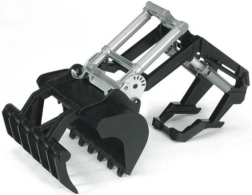 Bruder cargador frontal con garra para tractores serie 2000 1:16