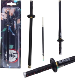 Pluma metálica Katana Anime recambio negro