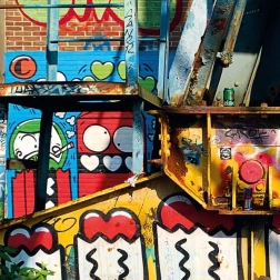 Puzzle cuadrado CURIOSI Amsterdam – patrón III, 80 piezas