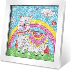 Set creativo cuadro con piedras – llama 17,5 × 17,5 cm