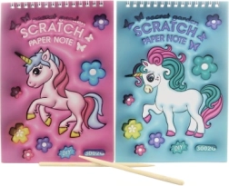 Cuaderno para rascar unicornio