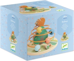 Laberinto de cuentas de madera RollNut de DJECO
