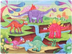 Puzle de dinosaurios 104 piezas