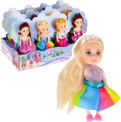 Muñeca pequeña Rainbow – mini muñeca coleccionable de 10 cm, mix de variantes