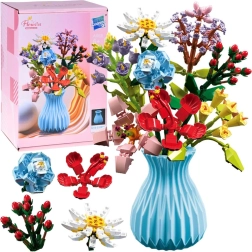 Set de construcción de ramo de flores silvestres en un jarrón – 8 modelos