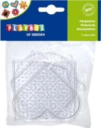 Plantillas para cuentas termoadhesivas PLAYBOX – set de formas, 5 uds.
